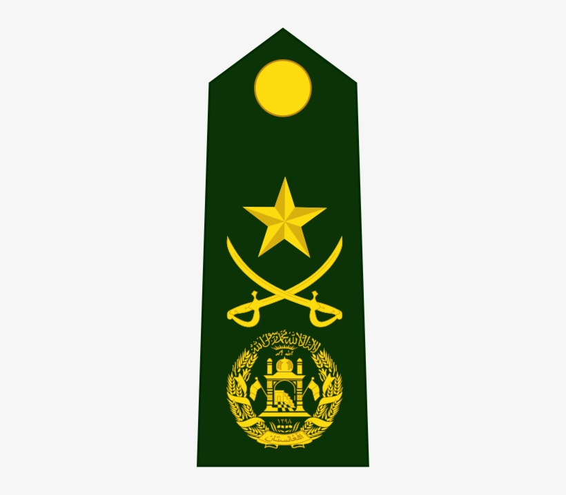 Afghan National Army Insignia - Flag Of Afghanistan, transparent png