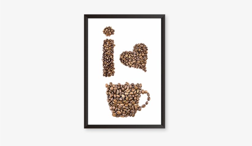 I L C - Coffee Heart Sticker (rectangle), transparent png