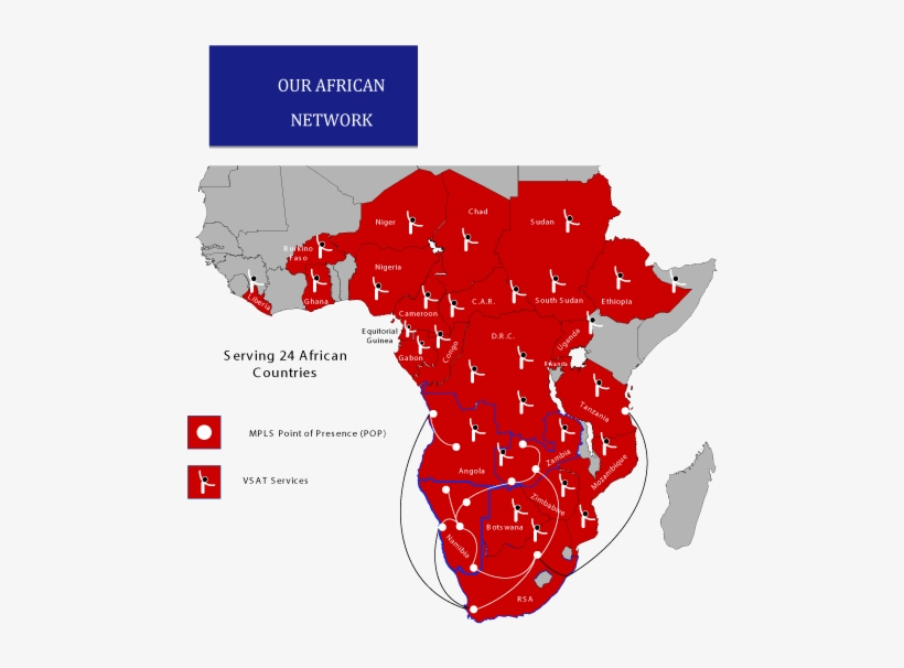 Paratus Telecom South Africa Map - Pan Africanism, transparent png