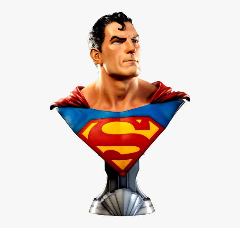Dc Comics Buste 1/1 Superman - Superman Life Size Bust, transparent png