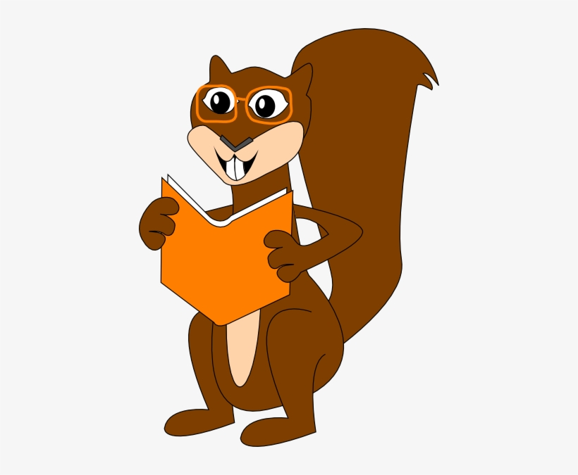 Comic Clipart Funny - Squirrel Clipart, transparent png