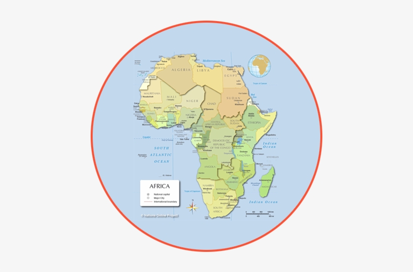 Africa Map - Africa, transparent png