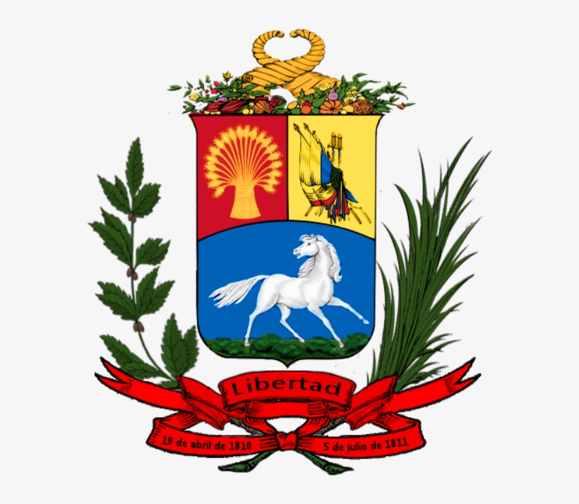 Escudo De Venezuela Dibujo, transparent png