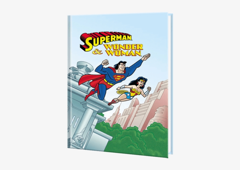 Superman And Wonder Woman Personalised Book, transparent png