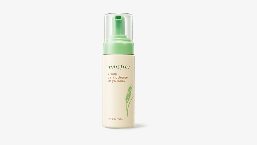 Refining Foaming Cleanser With Green Barley, , Large - Bottle, transparent png