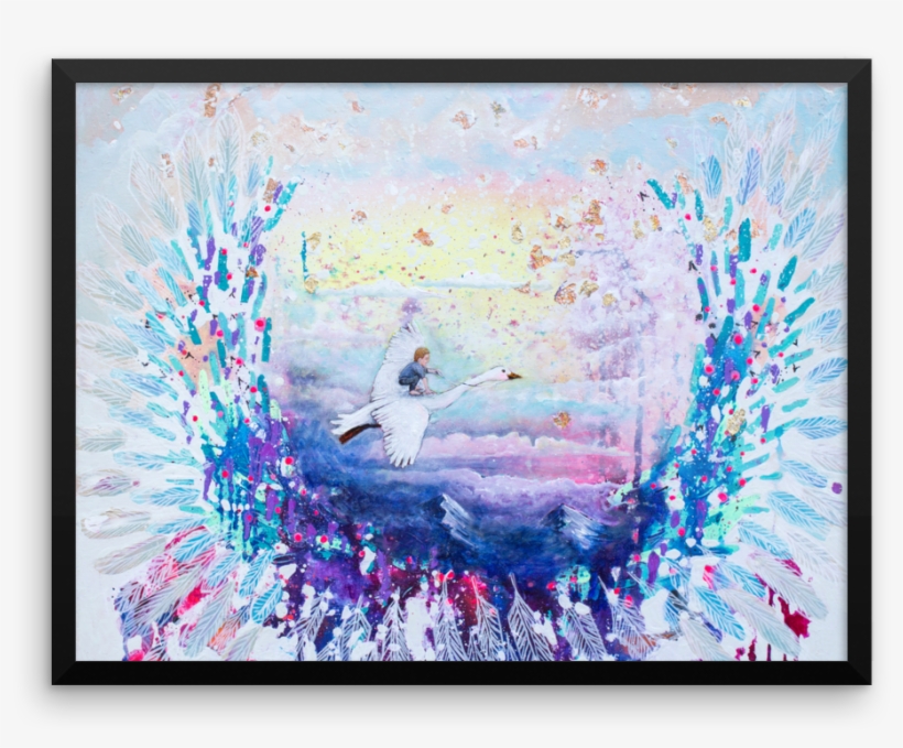 Flying Lessons Fine Art Print - Painting, transparent png