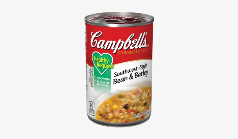 Healthy Request® Southwest-style Bean And Barley Soup - Campbell's Vegetable Soup, transparent png