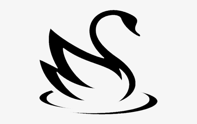 Http - //swanmarkyate - Co - Uk/wp Swan Logo Black - Swan Logo, transparent png