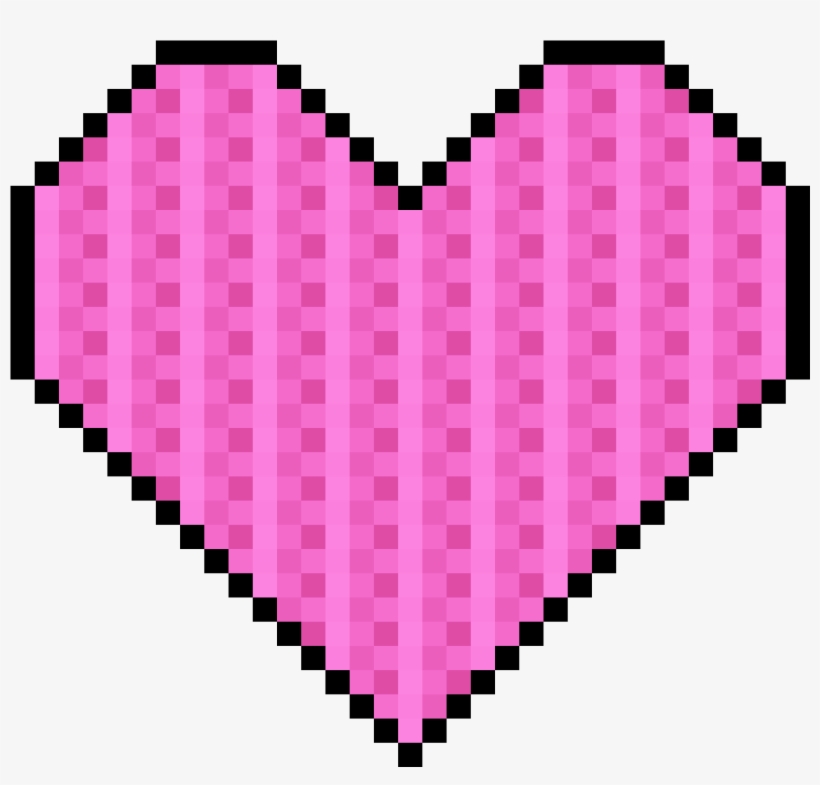 Pixel Art Heart Clipart Freeuse Download - Pink Pixel Heart Love Tanktop, transparent png