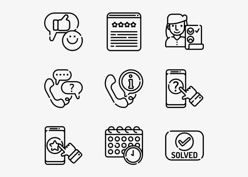 Call Center 50 Icons - Education Icon Set Png, transparent png