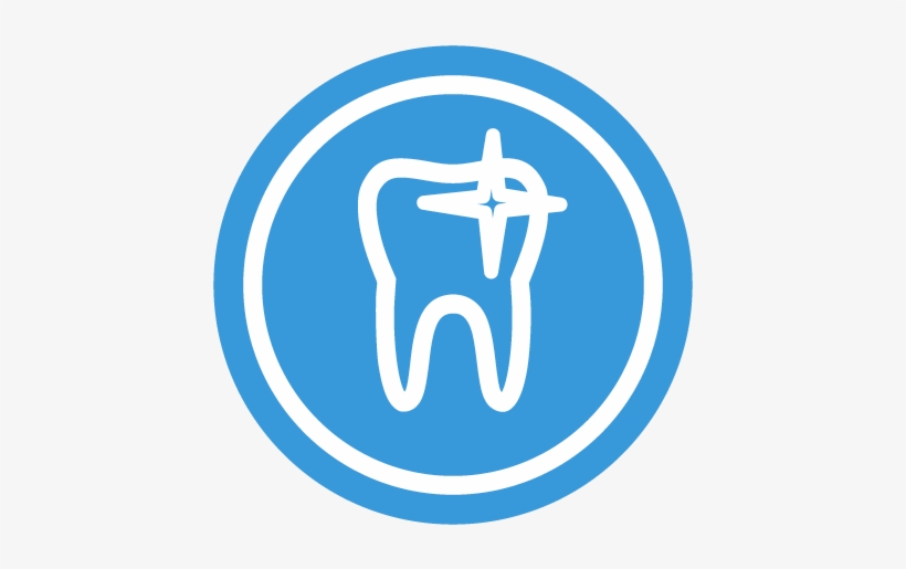 Tooth Icon - Icon Missing Tooth Dental Care Circle Color Blue, transparent png