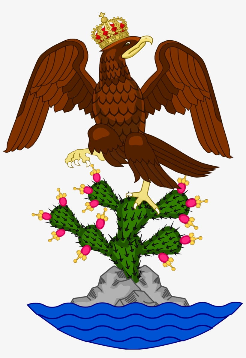 El Escudo De Armas Del Primer Imperio Mexicano Durante Escudo Del