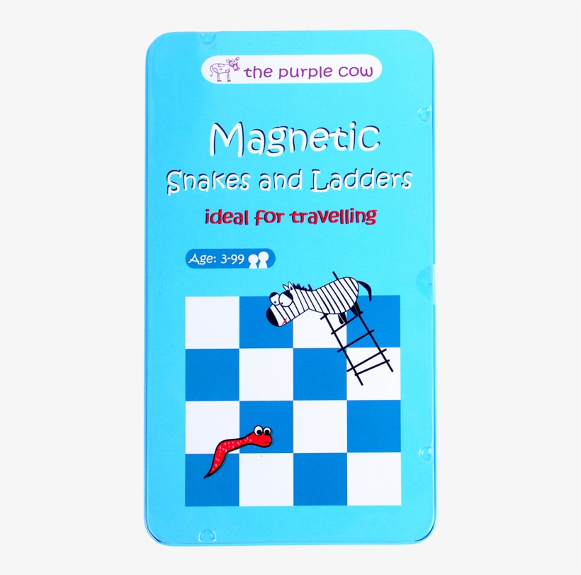 25 Dec 2017 - Purple Cow Magnetic Snakes & Ladders Travel Game, transparent png