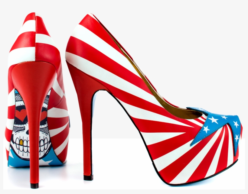 Tacones De Banderas - Taylor Says Shoes, transparent png