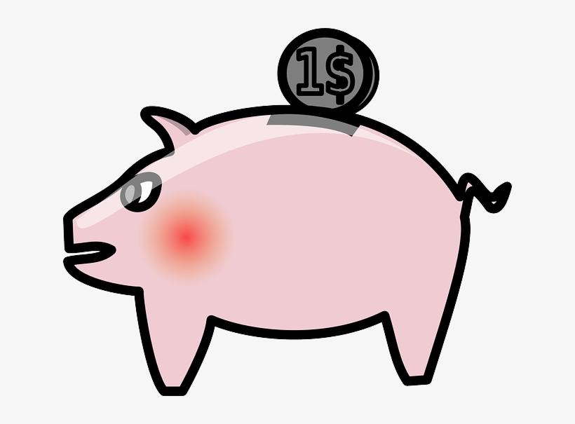 Signs, Symbols, Money, Save, Bank, Piggy, Store, Saving - Saving Money Clip Art, transparent png