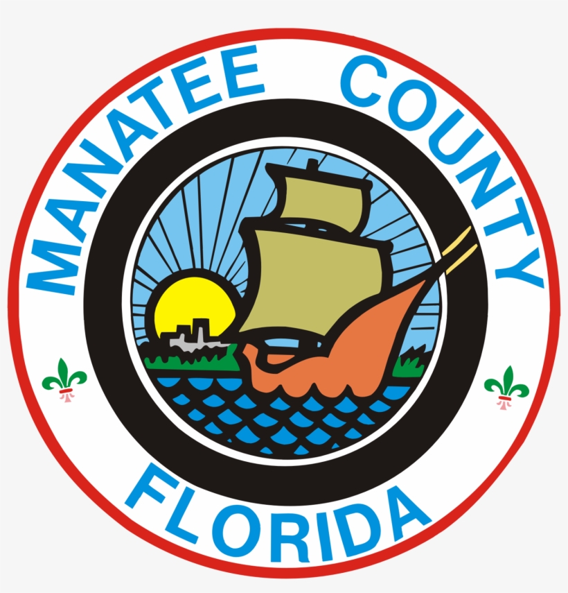 Seal Of Manatee County, Florida - Manatee County, transparent png