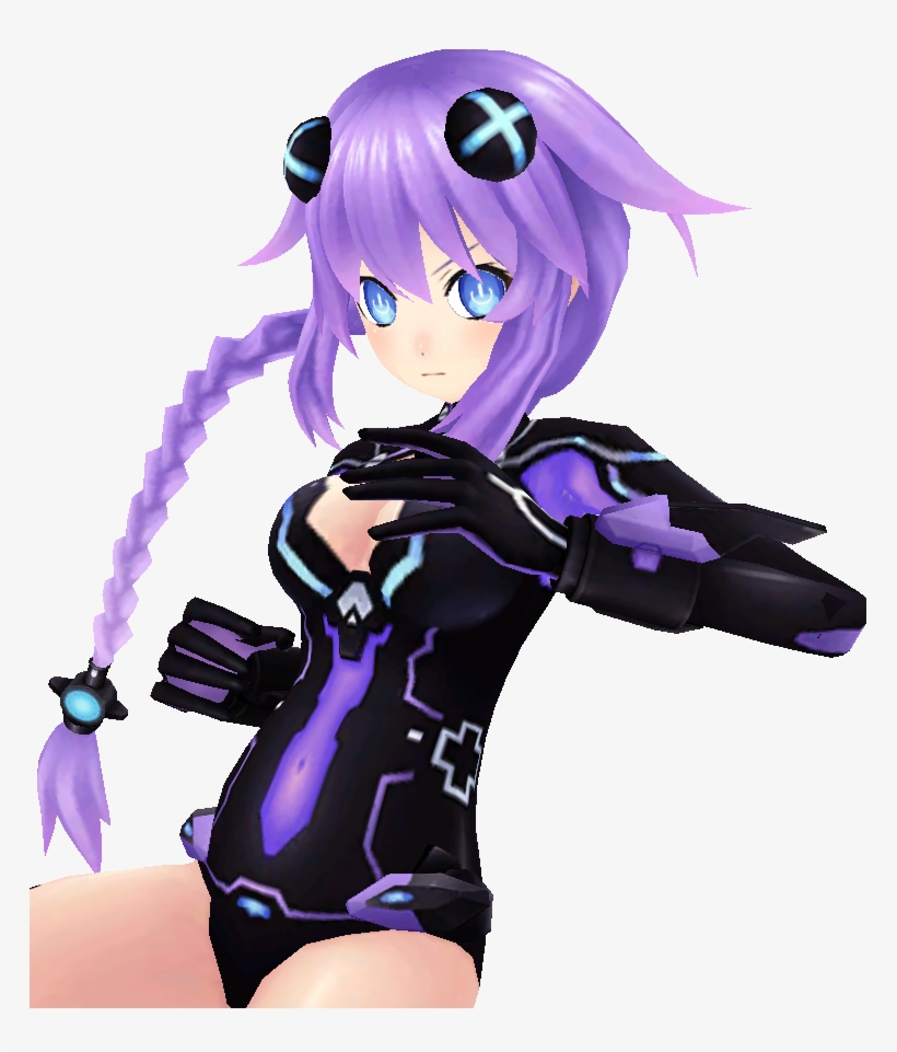 Purple Heart Pose By Heroslight-d5u3cl7 - Neptunia Purple Heart Png, transparent png