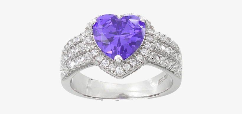 Embrace Your Romantic Side With This Sparkling Purple - Pre-engagement Ring, transparent png