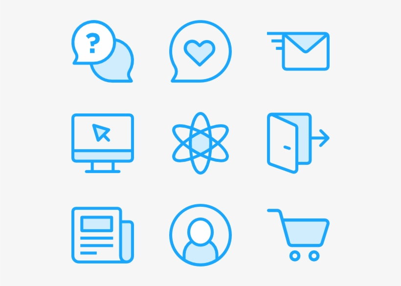 Miscellaneous 15 Icons - Graphics And More Atomic Symbol Chemistry Icon Vinyl, transparent png