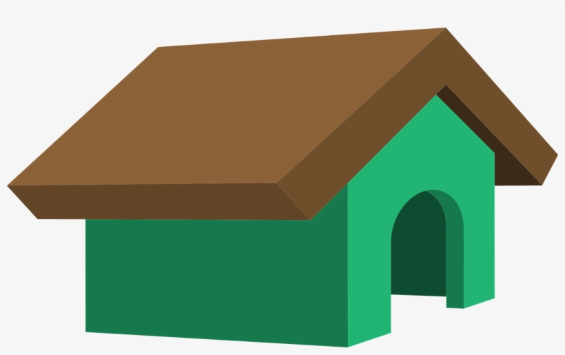 A Beautiful Old English Sheepdog With House Decorated - Doghouse, transparent png