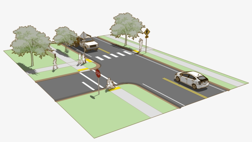 Clip Art Download Rural Design Guide - Sidewalks Png, transparent png