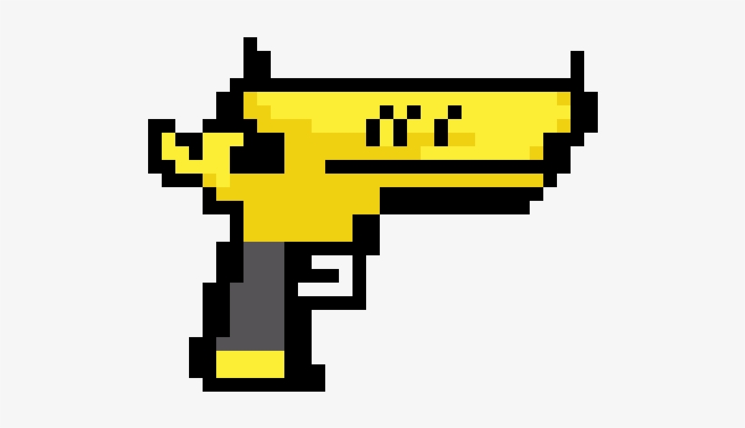 Desert Eagle - Pixel Art Desert Eagle, transparent png