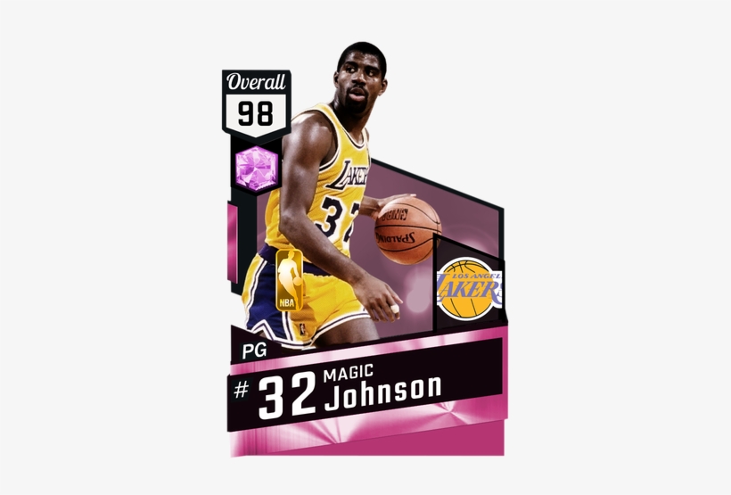 '87 Magic Johnson Pinkdiamond Card - Pink Diamond Kevin Love, transparent png