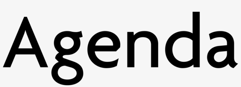 Agenda - Agenda Medium Font, transparent png