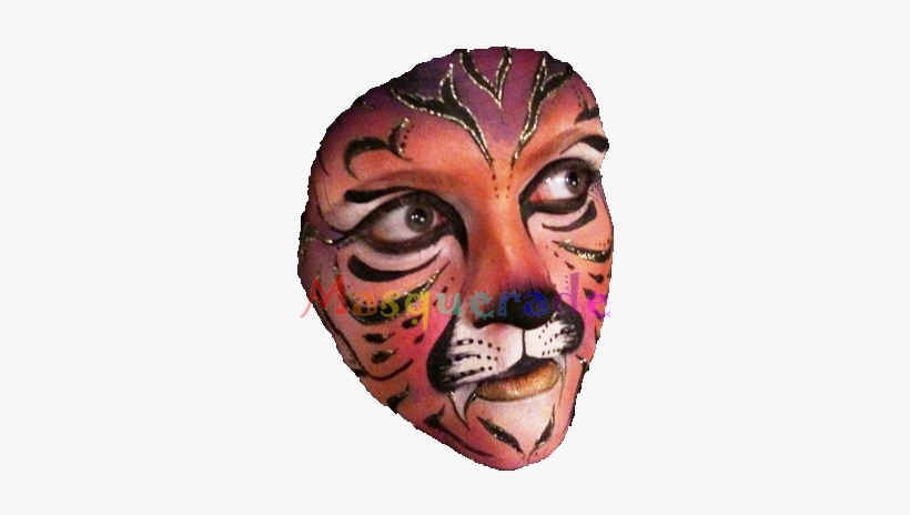 Face Painting - Cheetah, transparent png