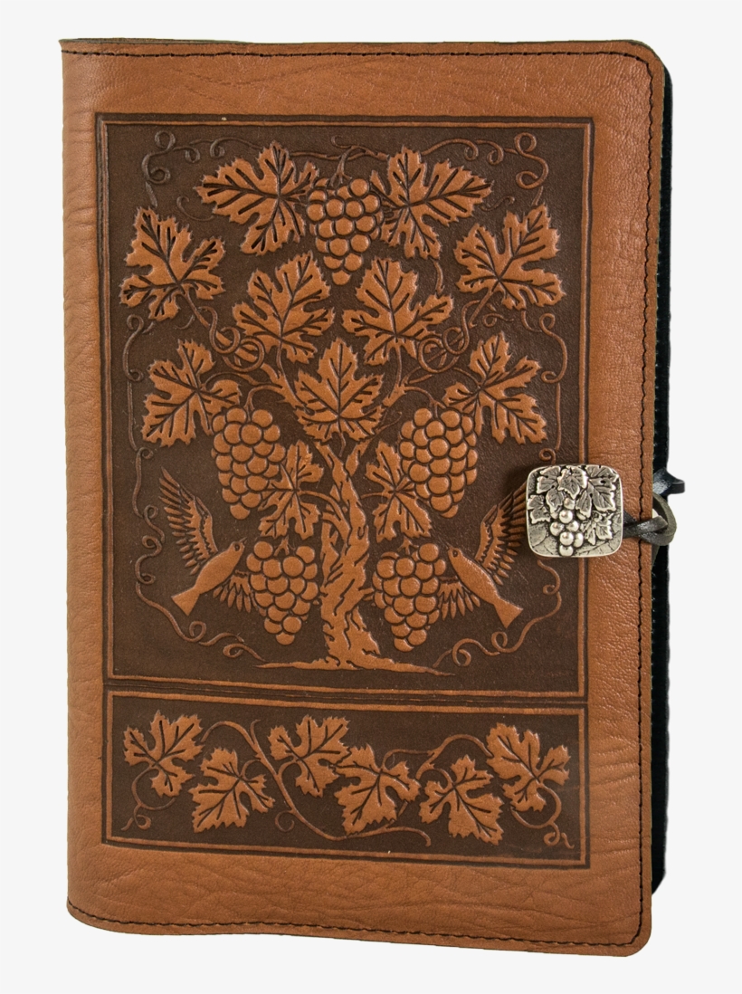 Leather Notebook Cover - Grapevine Journal, transparent png