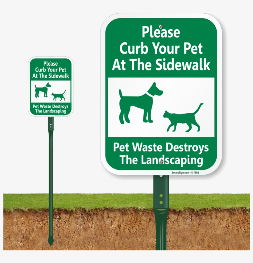 Lawnboss® Sign & Stake Kit - Slow - 15 Mph Watch For Animals (with Graphic) Sign,, transparent png