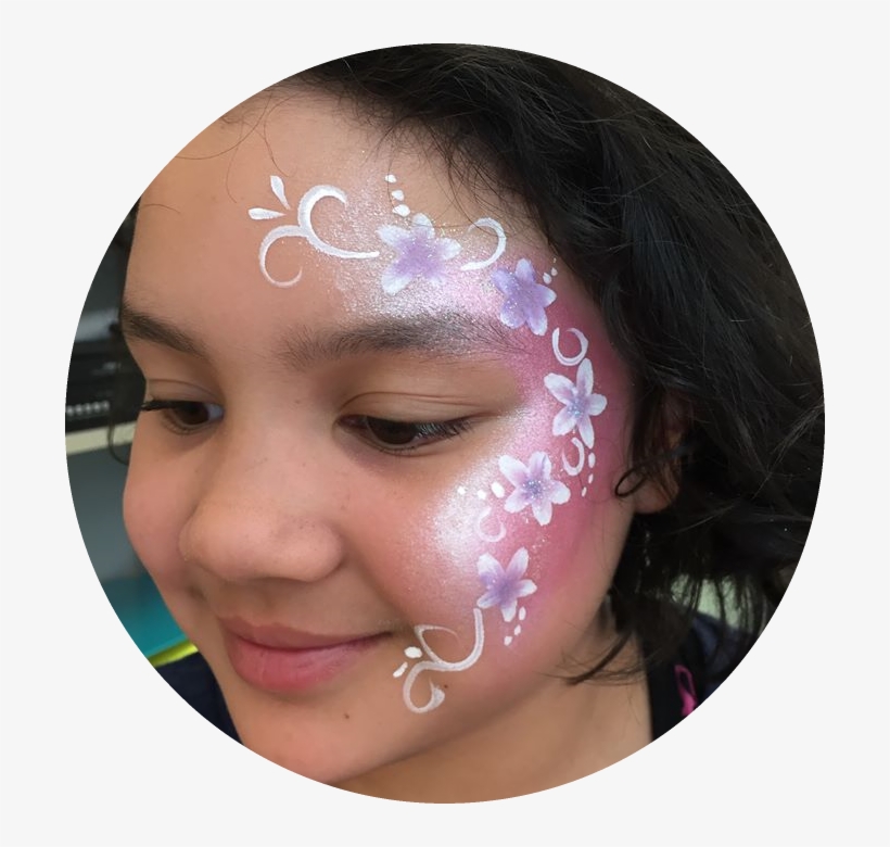 Flowers Face Painting, transparent png