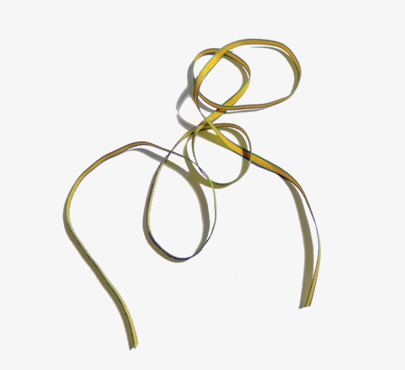 Dragonfly Garden- Yellow & Green Ribbon - Earrings, transparent png