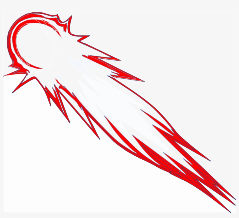 Clip Art Clipart Meteors Clip Art - Red Comet Clip Art, transparent png