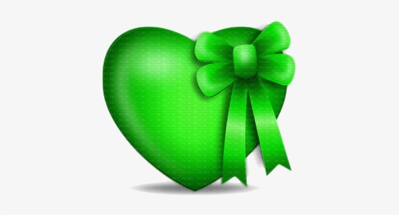 Kaz Creations Deco Green Heart Love Ribbons Bows - Love, transparent png