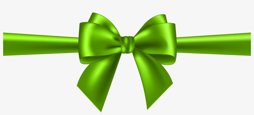 Green Bow Transparent Clip Art - Green Bow Transparent, transparent png
