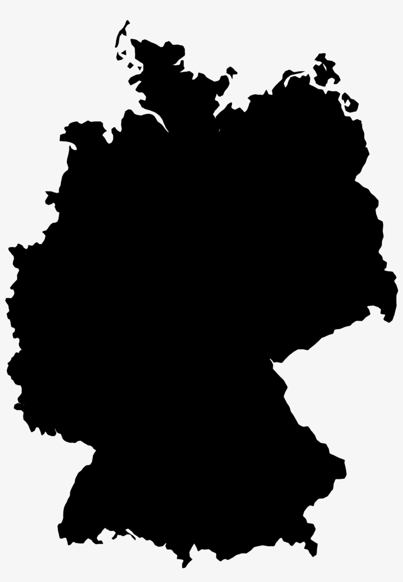 Open - Germany Map Black Png, transparent png