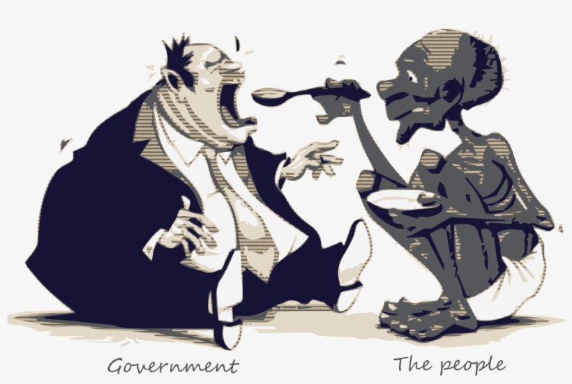 You Are A Slave - Rich And Poor People Comparison, transparent png