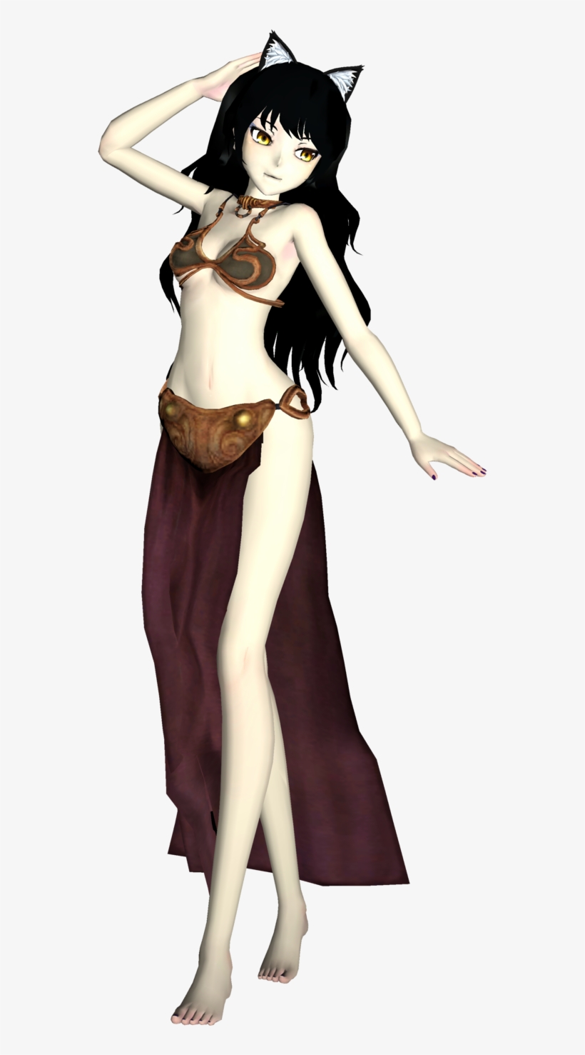 Blake In Slave Outfit Rwby Blake Slave 570x1401 Png Download Pngkit