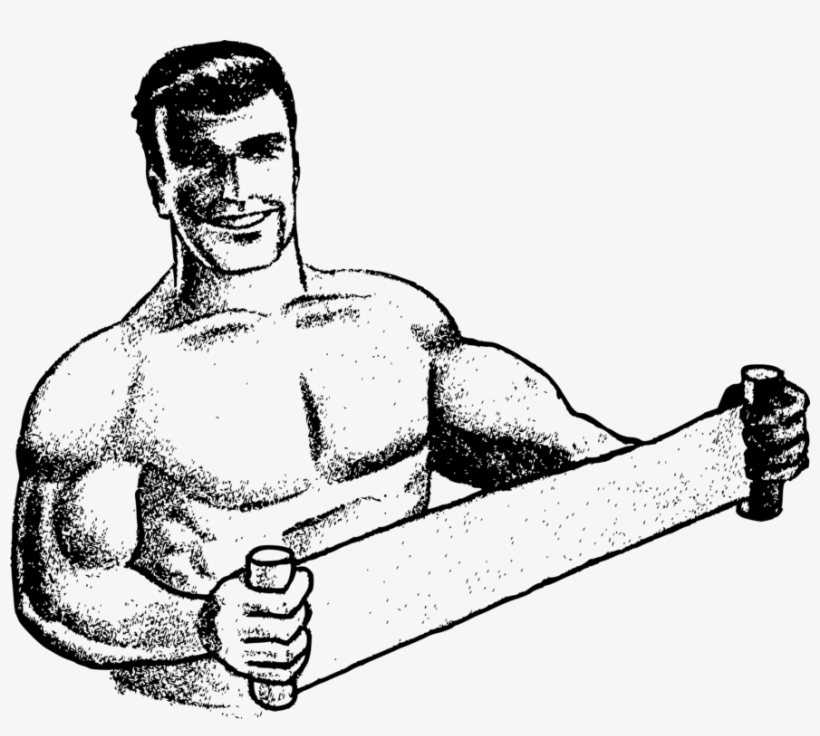 Drawing Cartoon Computer Icons Muscle Silhouette - Clip Art, transparent png