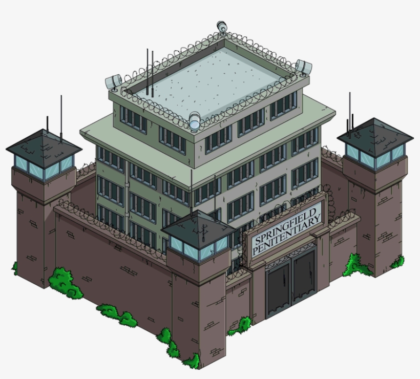 Prison - Springfield Penitentiary Tapped Out, transparent png