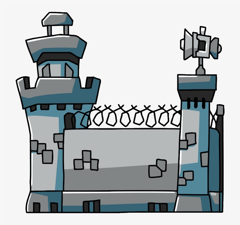 Svg Black And White Download Prison - Prison Building Clipart, transparent png