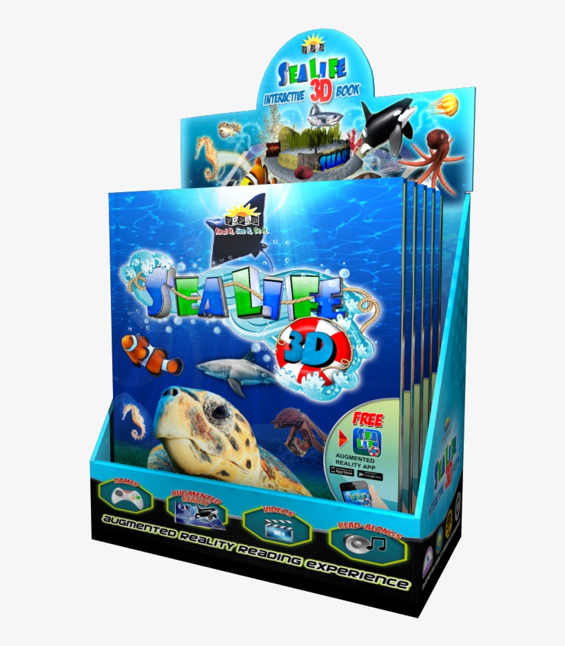 3d Sea Life Book - Sea Life 3d [book], transparent png