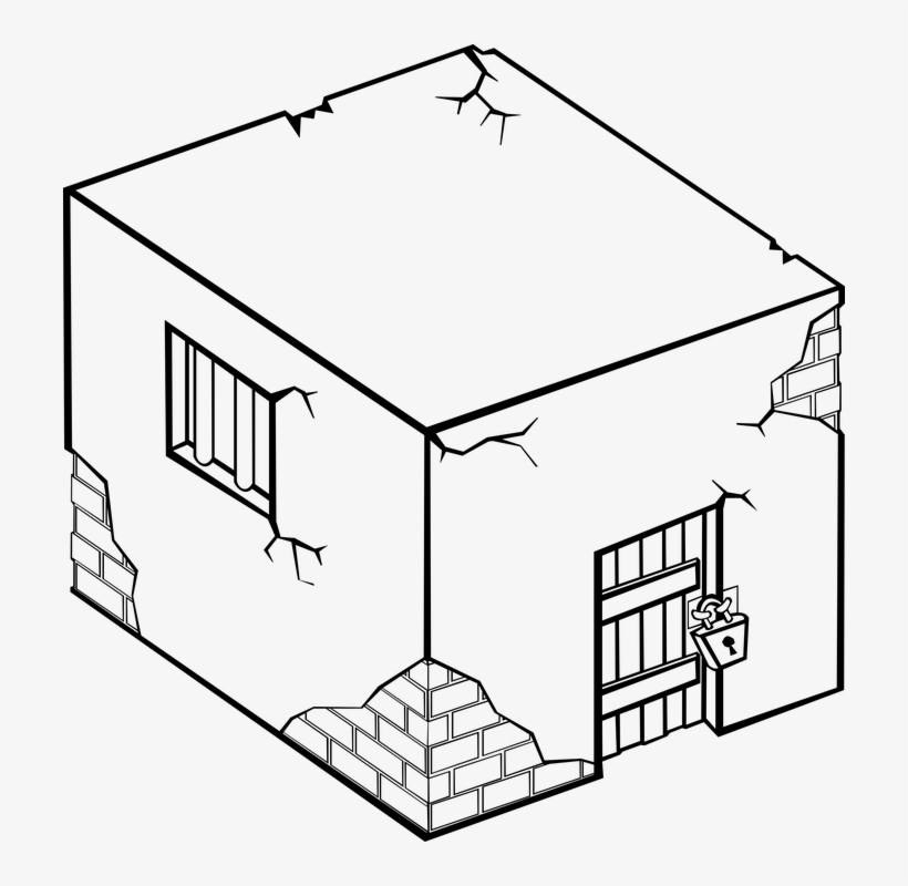 Prison Clipart Jail House - Drawing Of A Jail, transparent png