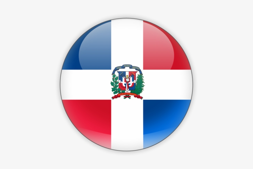 Illustration Of Flag Of Dominican Republic - Dominican Flag, transparent png