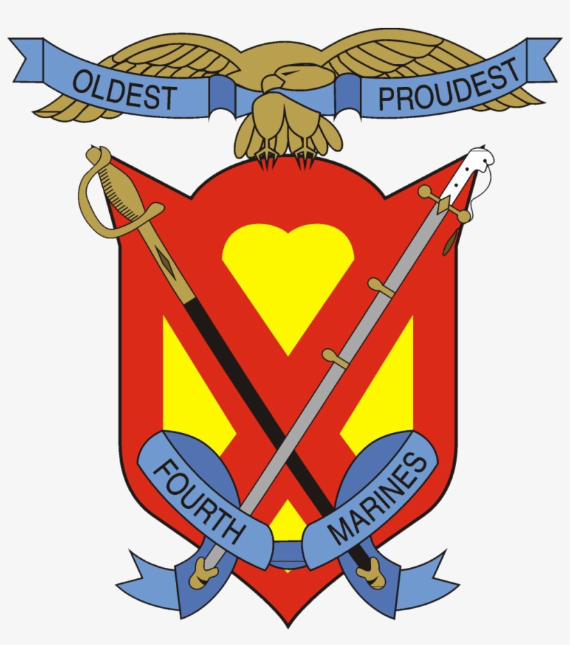 4th Marine Regiment Logo, transparent png