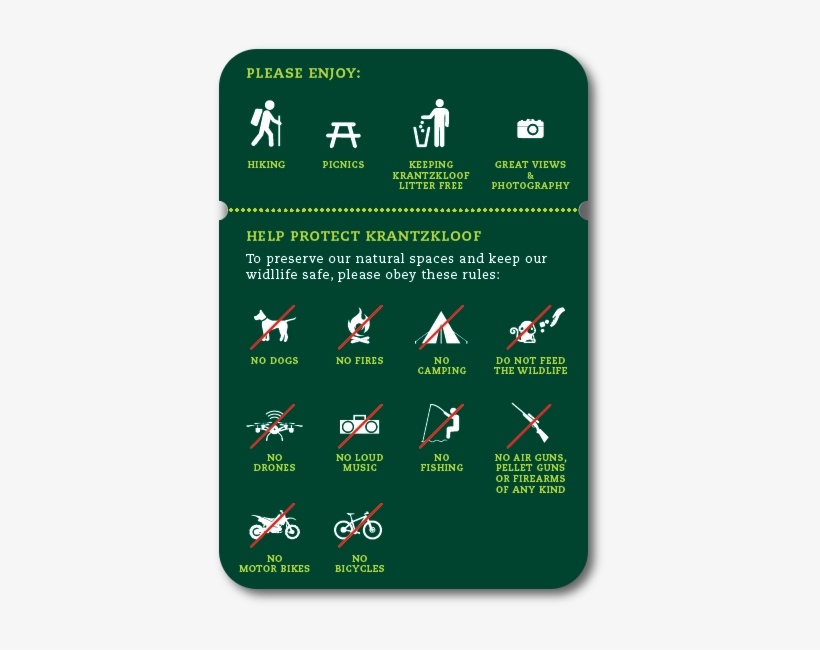 Reserve Rules - Krantzkloof Nature Reserve Kloof, transparent png