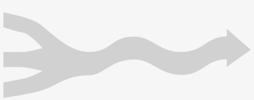 Arrow Presentation Clipart - Wavy Arrow Png, transparent png