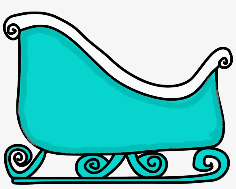 Kinder Alphabet The Mitten Clip Art And More Cuteness - Clipart Of A Sleigh, transparent png