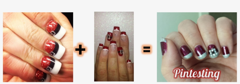 Pintesting Santa Nails Manicure - Nail, transparent png